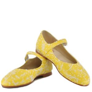 BLUBLONC YELLOW SPECKLED MARY JANE SZ 35 (US 3.5)
